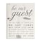 Stupell Industries Be Our Guest Poem Cursive Wood Wall Plaque